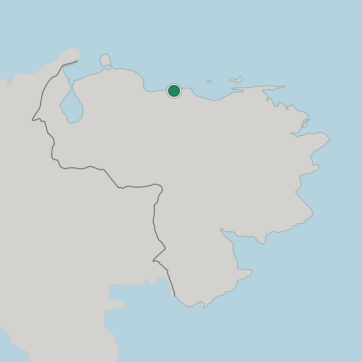 Map showing Caracas — In Venezuela