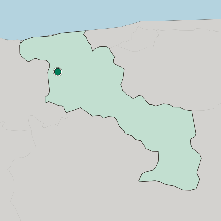 Map showing Maracay — In Estado Aragua