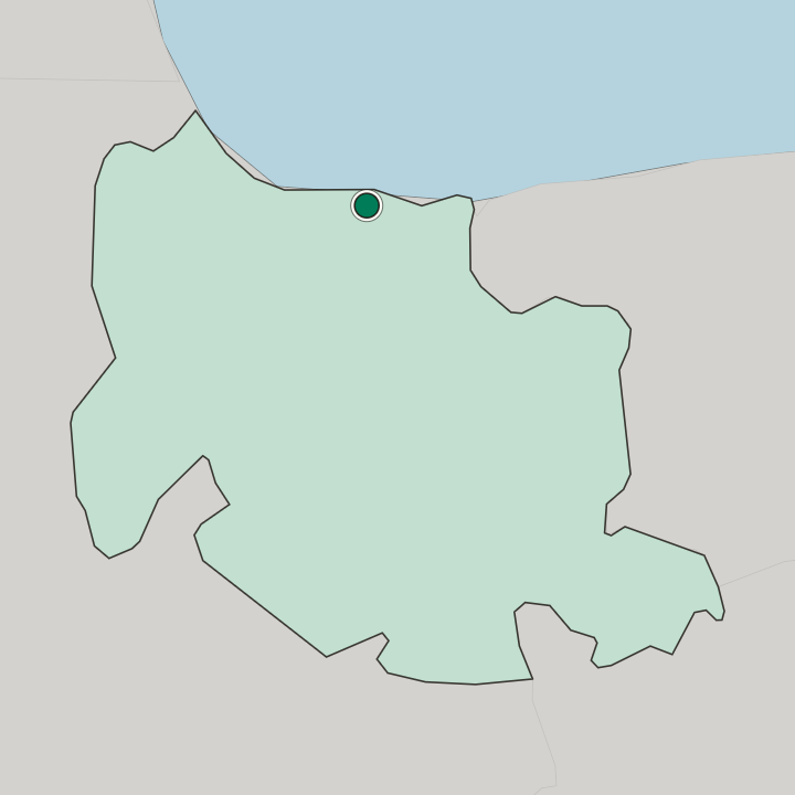 Map showing Puerto Cabello — In Estado Carabobo