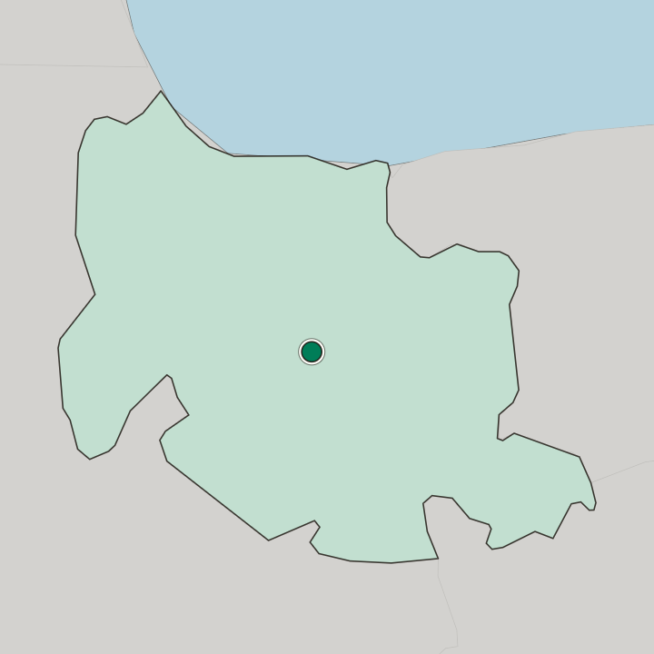 Map showing Valencia — In Estado Carabobo