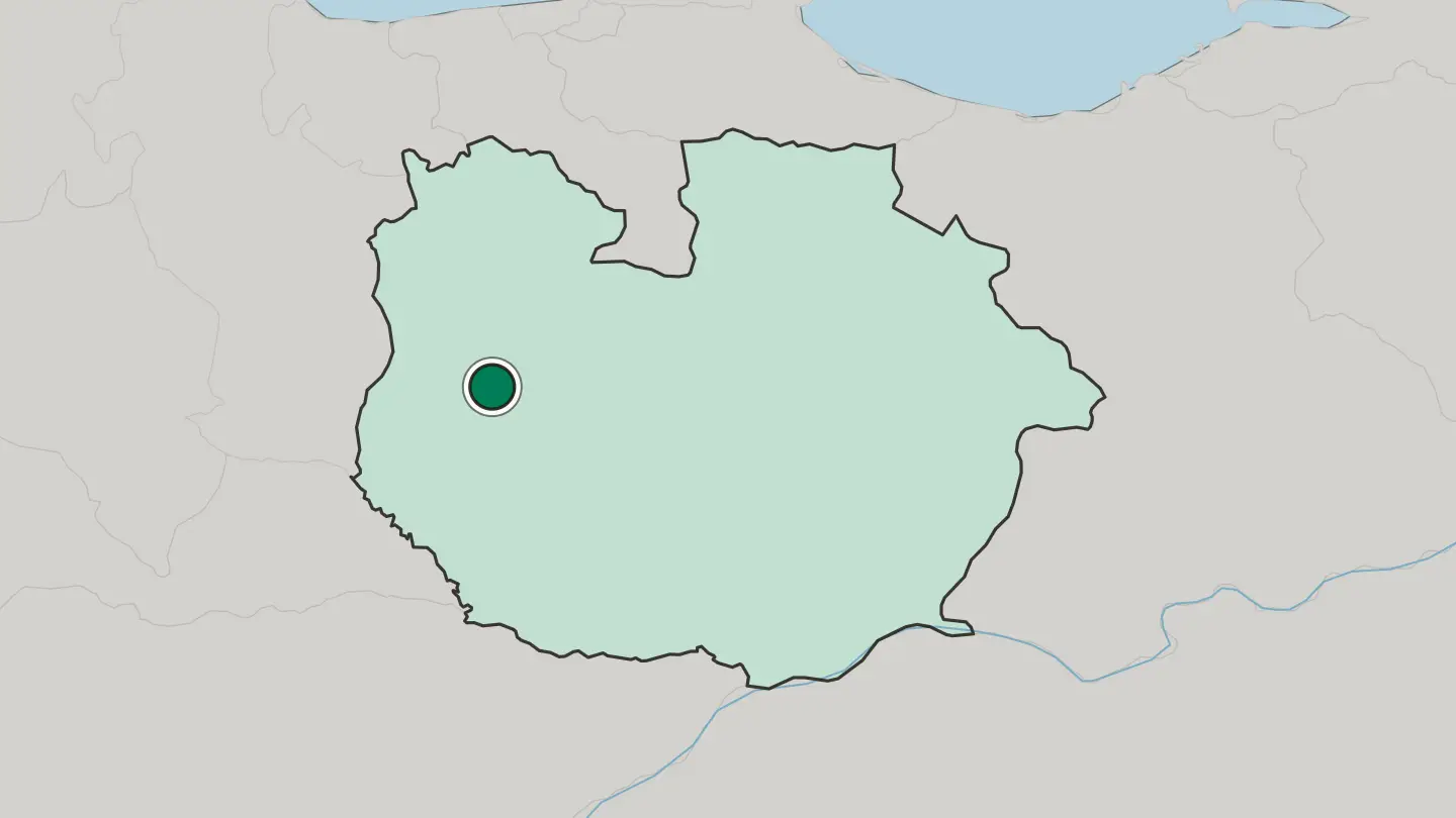 Map of Calabozo in Venezuela