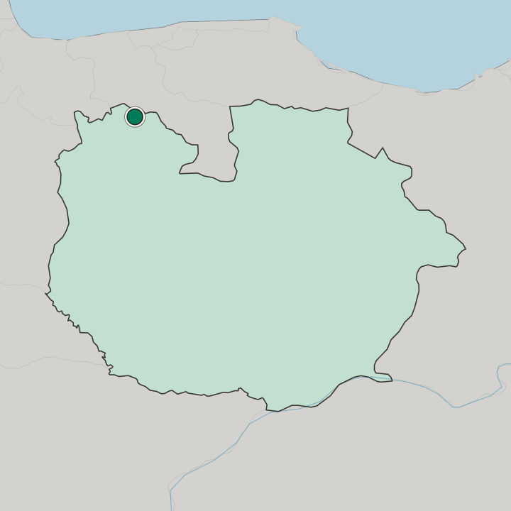 Map showing San Juan de los Morros — In Estado Guárico