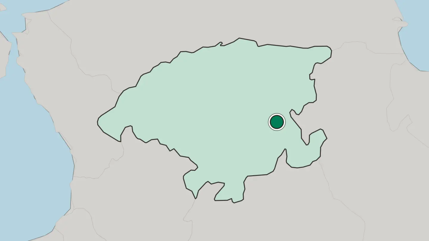 Map of Barquisimeto in Venezuela