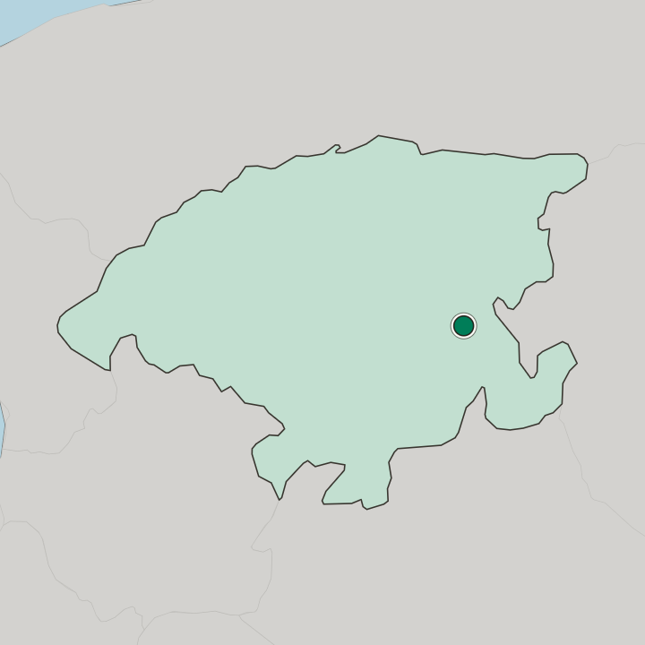Map showing Barquisimeto — In Estado Lara