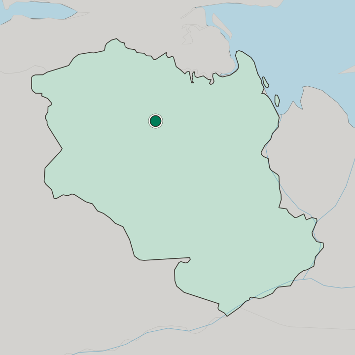 Map showing Maturín — In Estado Monagas