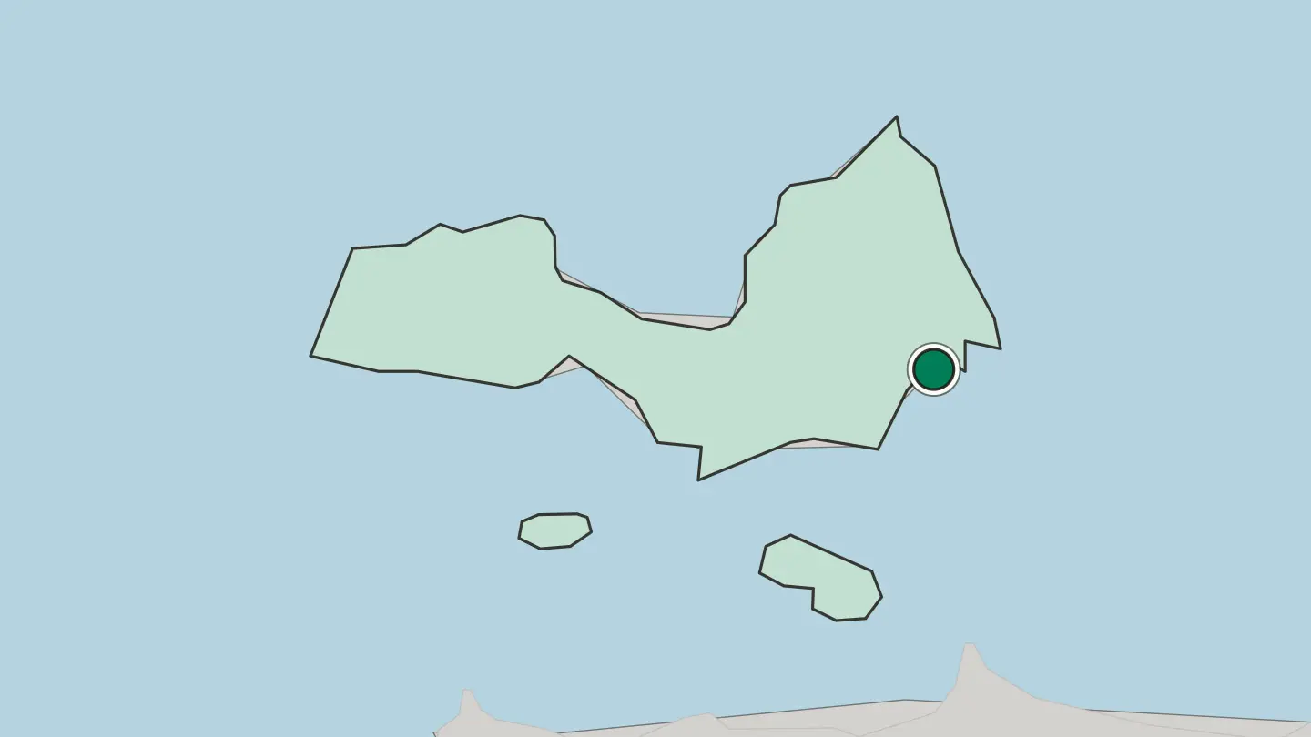 Map of Porlamar in Venezuela
