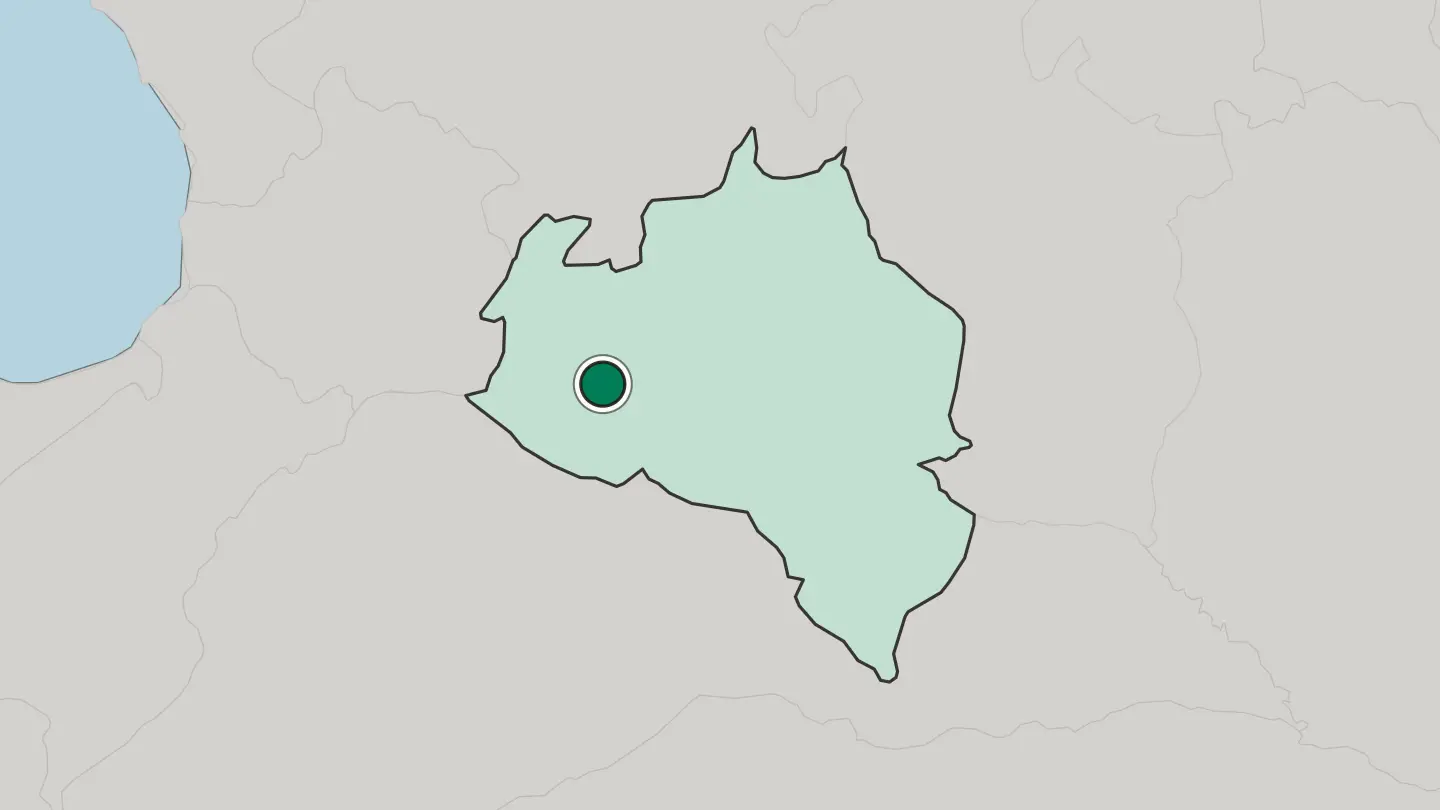 Map of Guanare in Venezuela