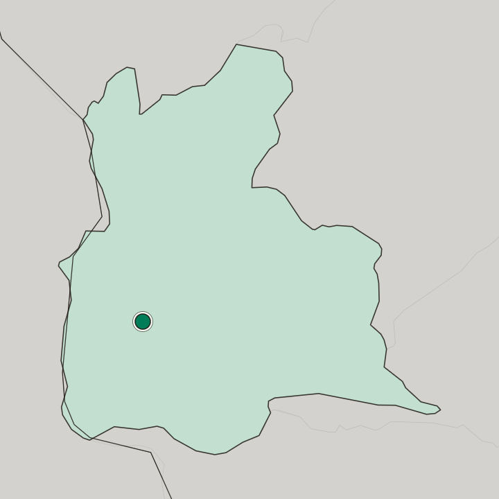 Map showing San Cristóbal — In Estado Táchira