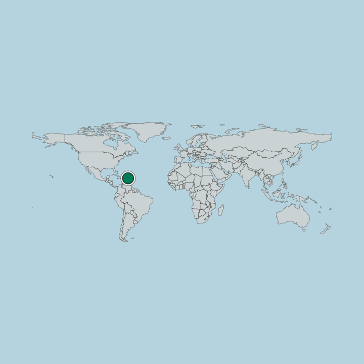 Map showing United States Virgin Islands — Worldwide