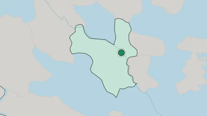 Map of Hanoi in Vietnam