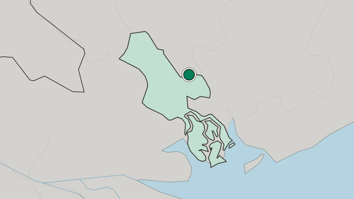 Map of Dĩ An in Vietnam