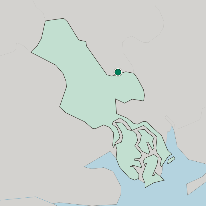 Map showing Dĩ An — In Ho Chi Minh City (HCMC)