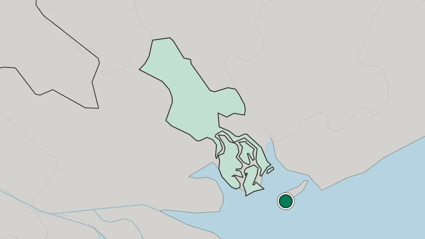 Map of Vũng Tàu in Vietnam