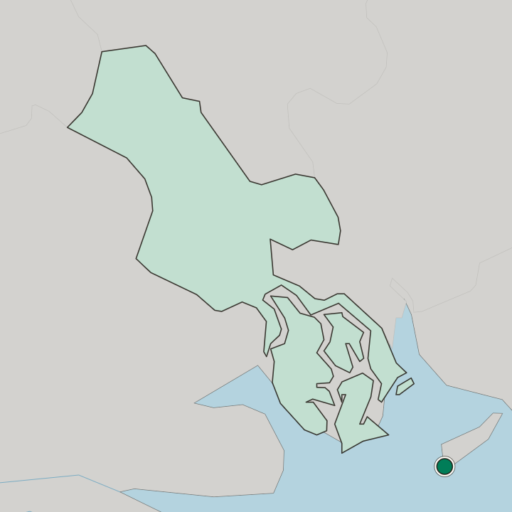 Map showing Vũng Tàu — In Ho Chi Minh City (HCMC)