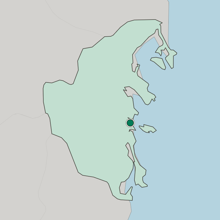 Map showing Nha Trang — In Khanh Hoa