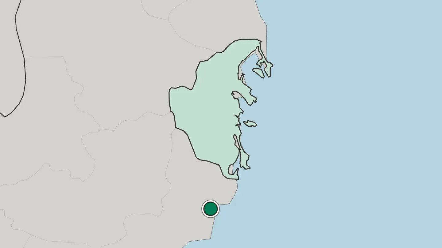 Map of Phan Rang-Tháp Chàm in Vietnam
