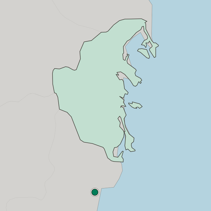 Map showing Phan Rang-Tháp Chàm — In Khanh Hoa