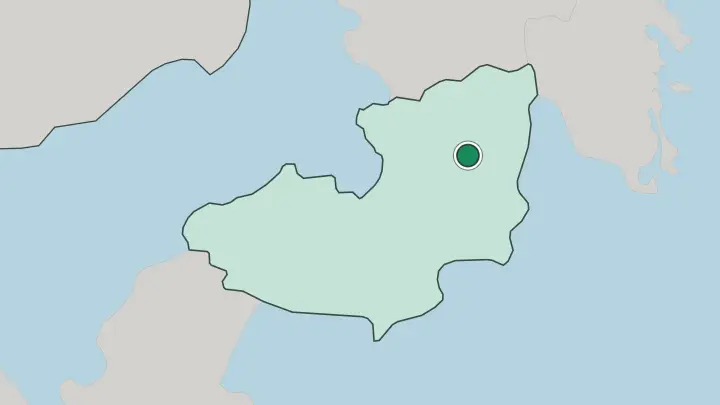 Map of Ðà Lạt in Vietnam