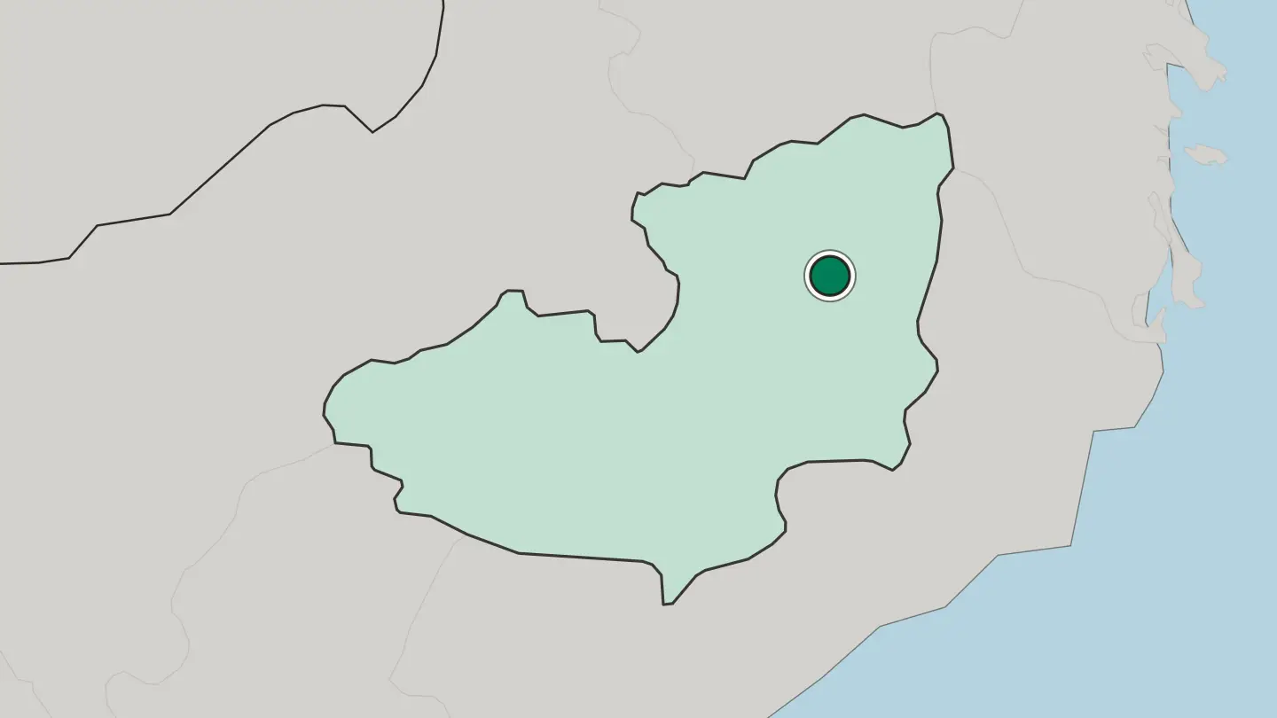 Map of Đà Lạt in Vietnam