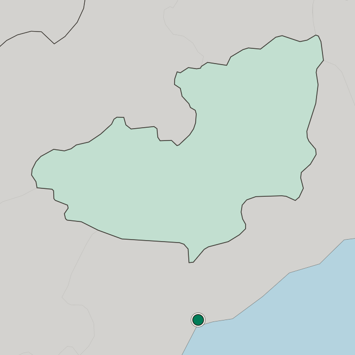 Map showing Mui Ne — In Lam Dong