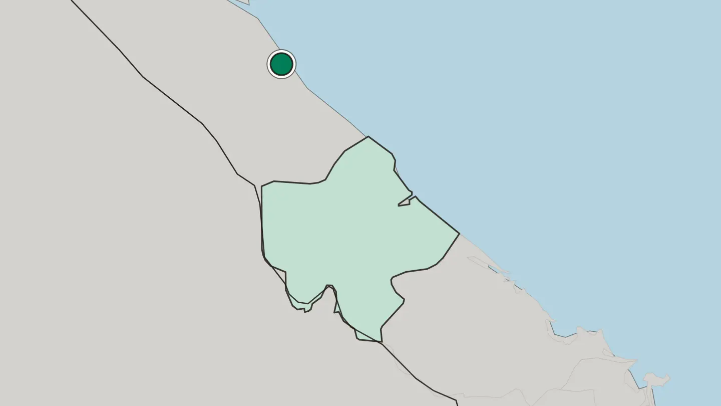 Map of Đồng Hới in Vietnam
