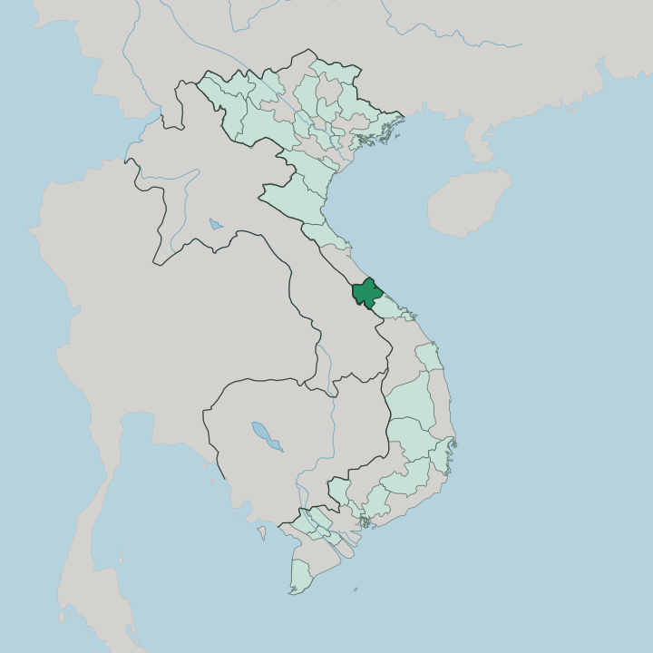 Map showing Quang Tri — In Vietnam