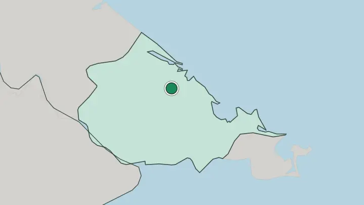 Map of Huế in Vietnam