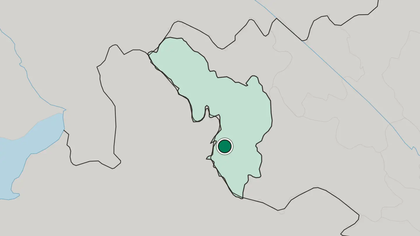 Map of Dien Bien Phu in Vietnam