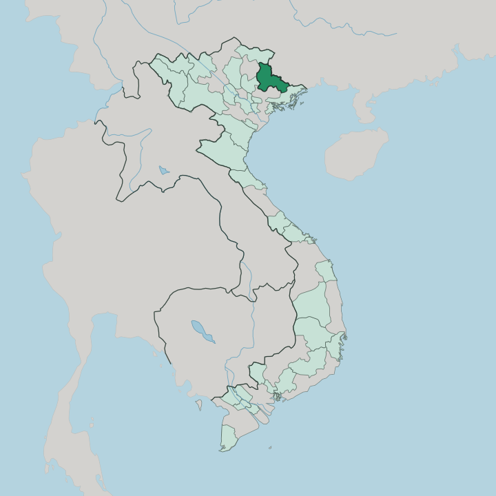 Map showing Tỉnh Lạng Sơn — In Vietnam