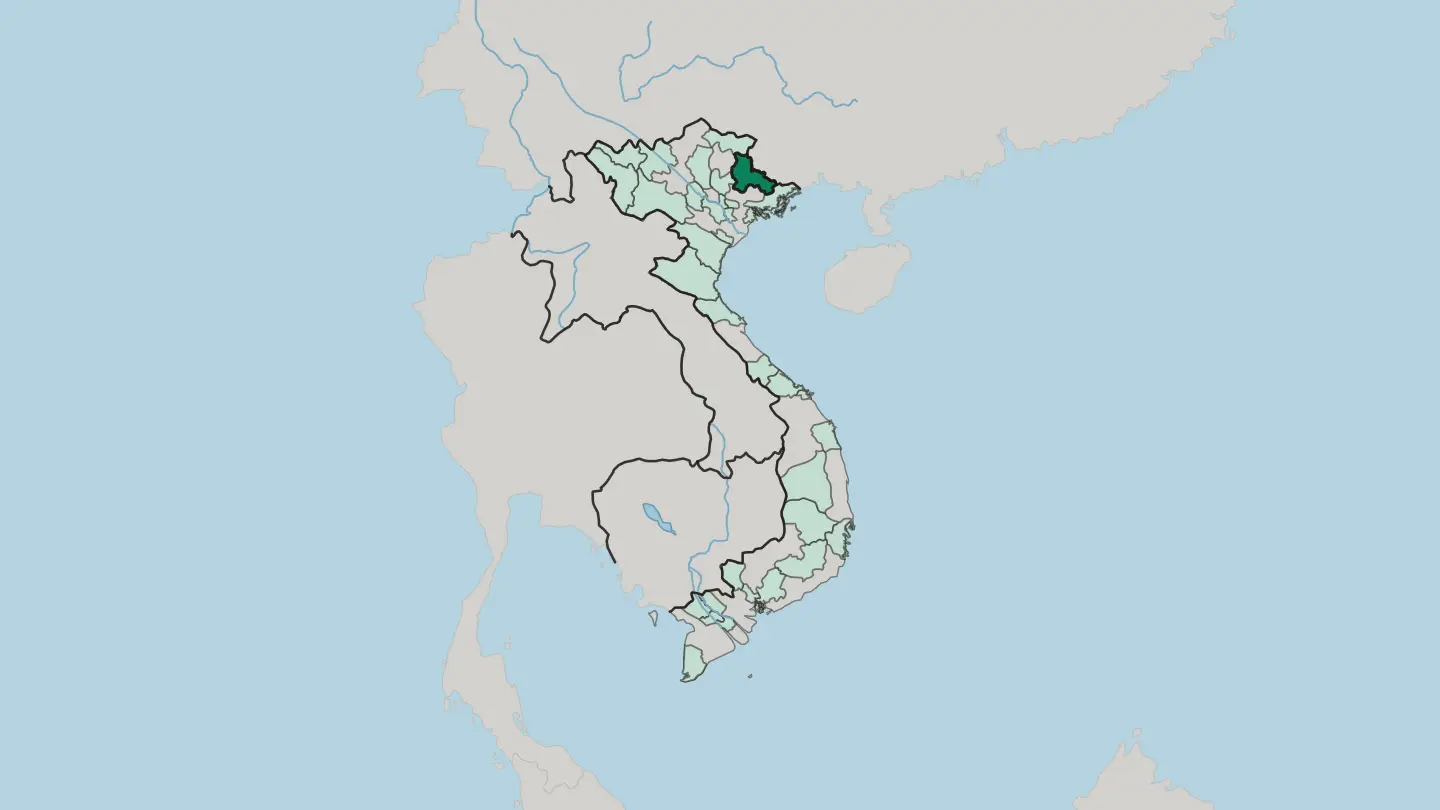 Map of Tỉnh Lạng Sơn in Vietnam
