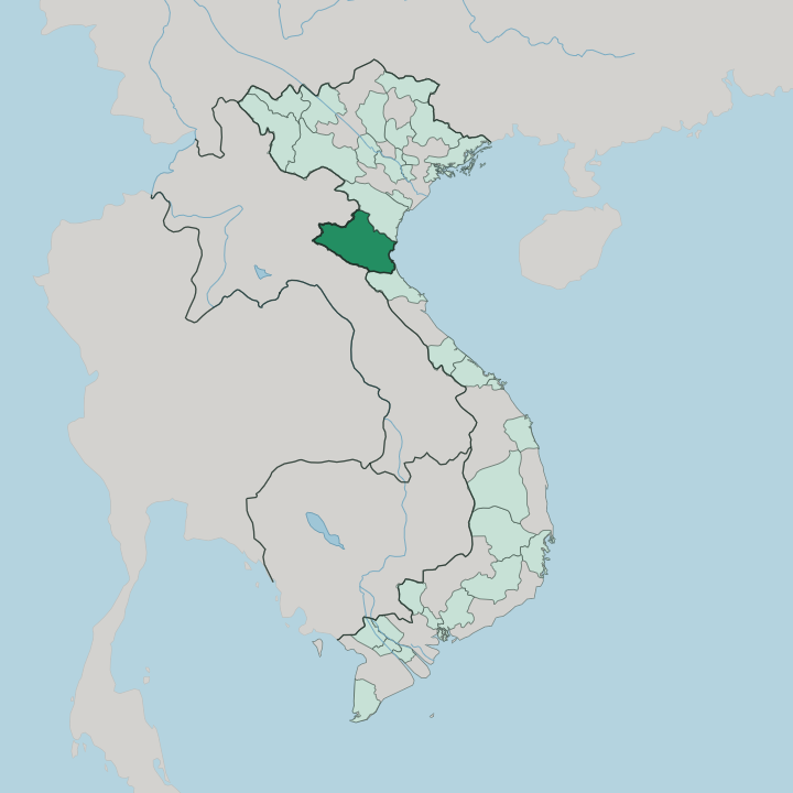 Map showing Tỉnh Nghệ An — In Vietnam
