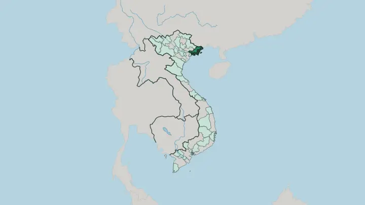 Map of Tỉnh Quảng Ninh in Vietnam