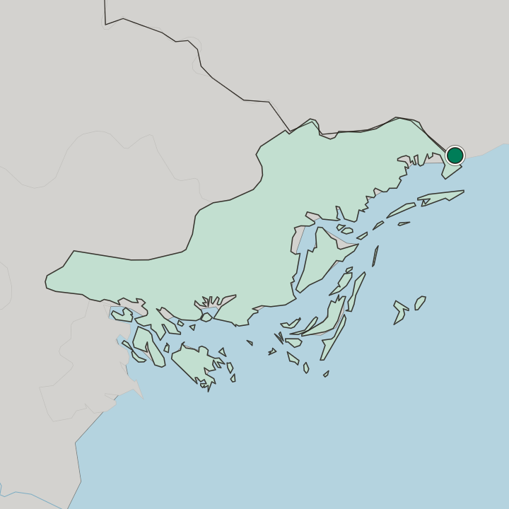 Map showing Móng Cái — In Tỉnh Quảng Ninh