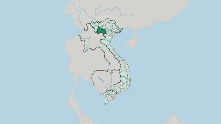 Map of Tỉnh Sơn La in Vietnam