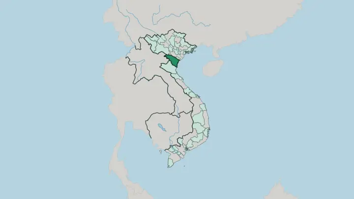 Map of Tỉnh Thanh Hóa in Vietnam