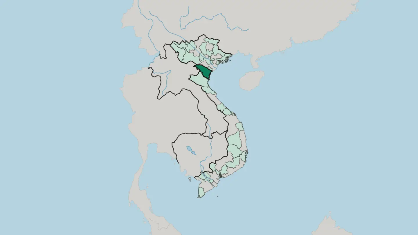 Map of Tỉnh Thanh Hóa in Vietnam