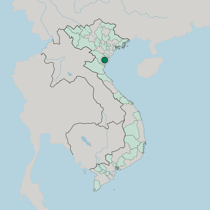 Map showing Thanh Hóa — In Vietnam