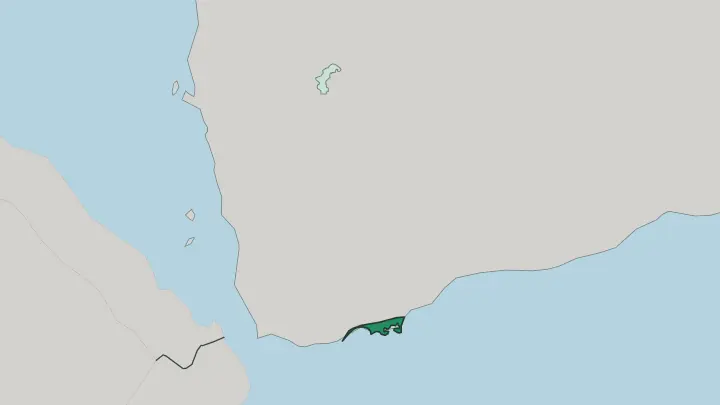Map of Governorate Number One in Yemen