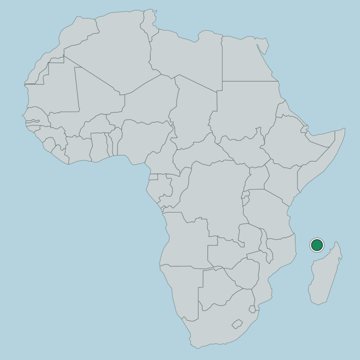 Map showing Mayotte — In Africa