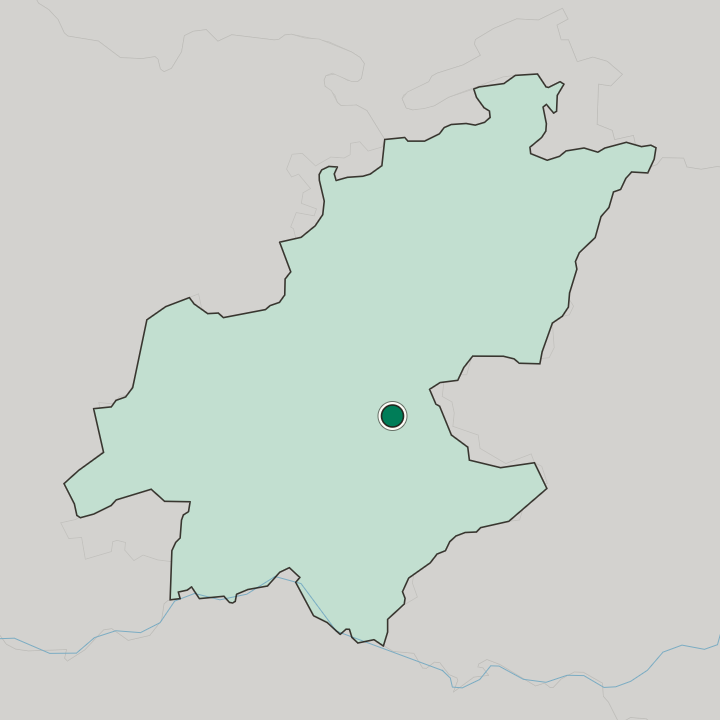 Map showing Benoni — In Gauteng
