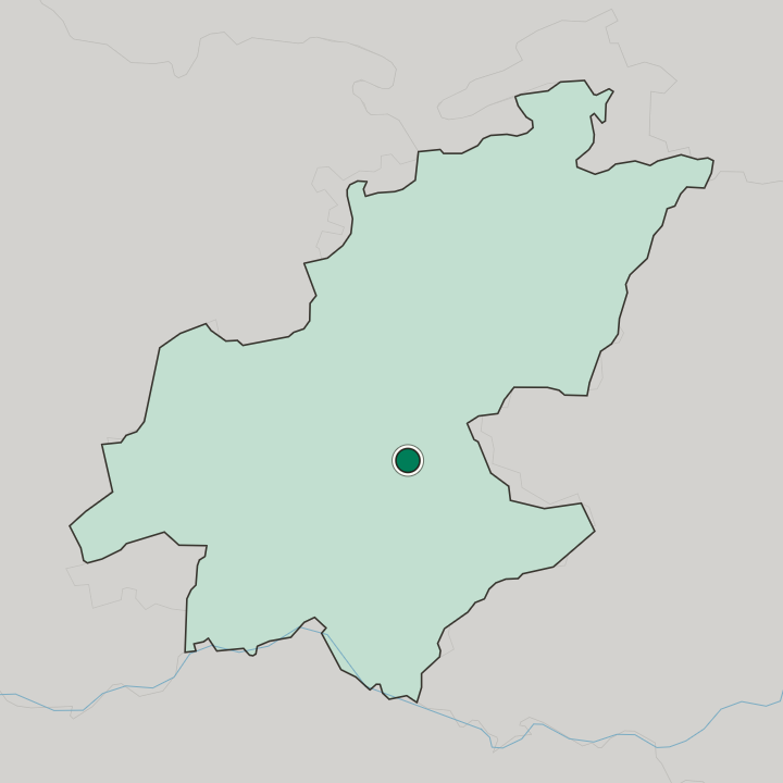 Map showing Boksburg — In Gauteng