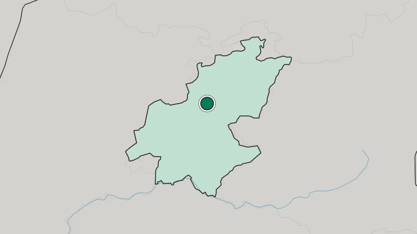 Map of Centurion in South Africa