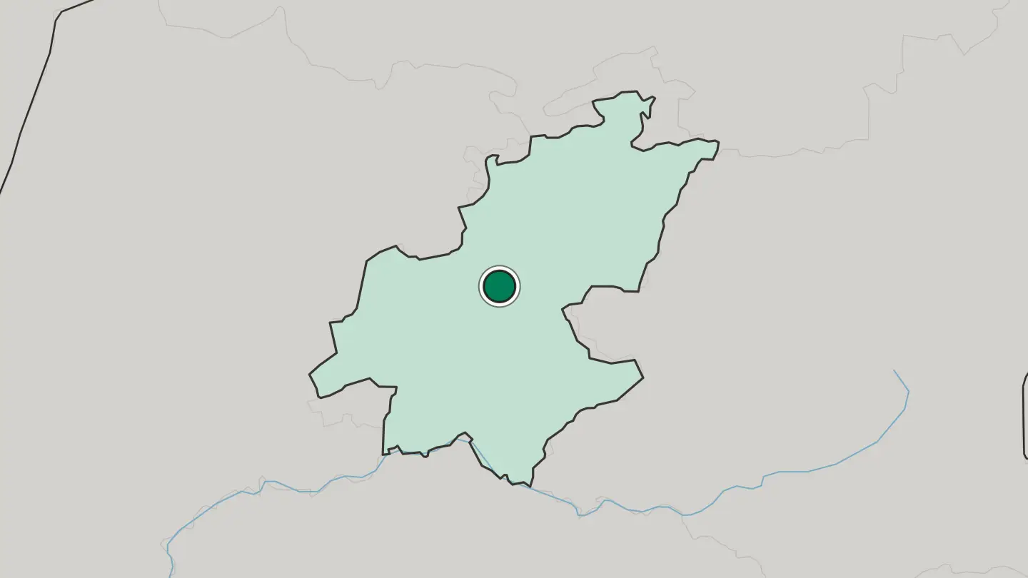 Map of Midrand in South Africa