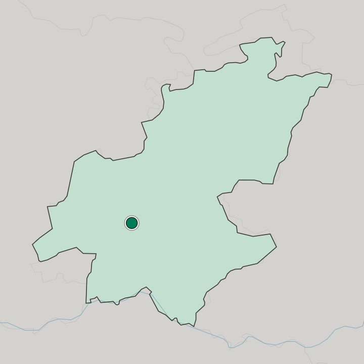 Map showing Soweto — In Gauteng