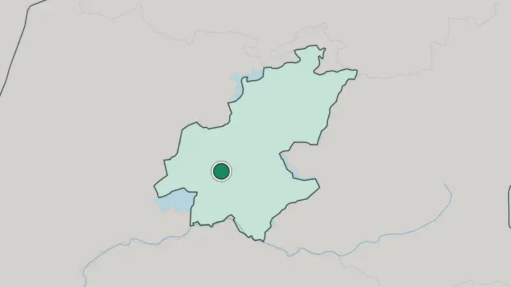 Map of Soweto in South Africa