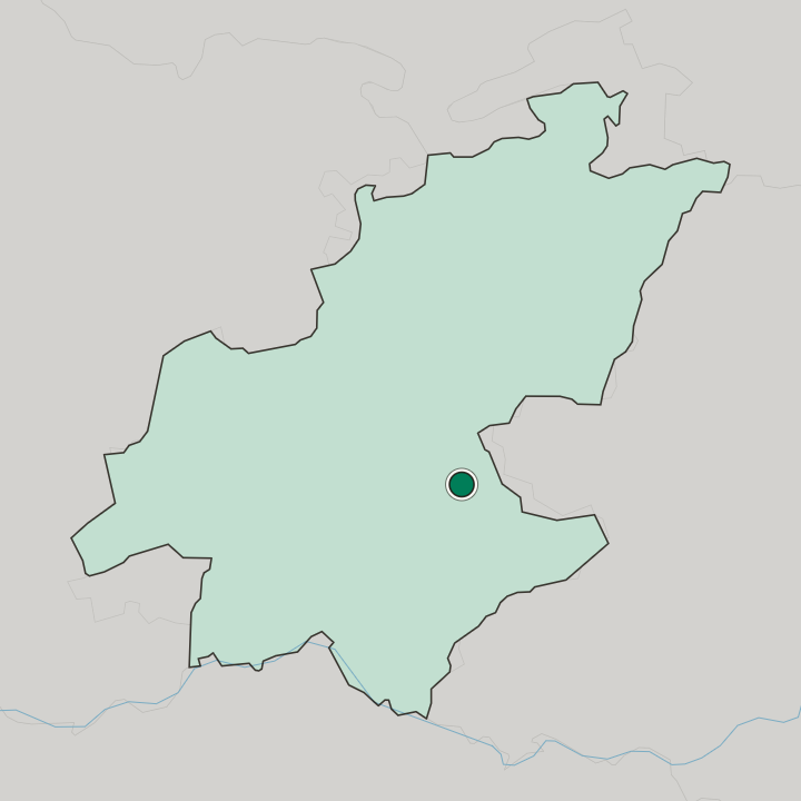 Map showing Springs — In Gauteng