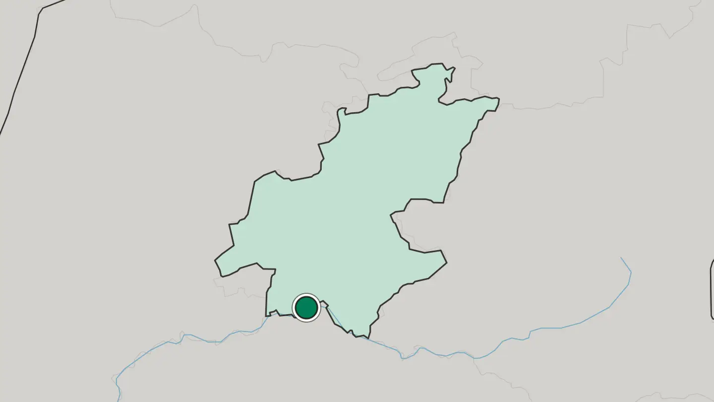 Map of Vanderbijlpark in South Africa