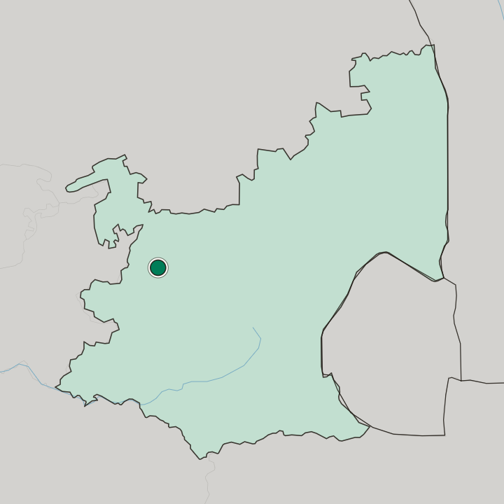 Map showing Emalahleni — In Mpumalanga