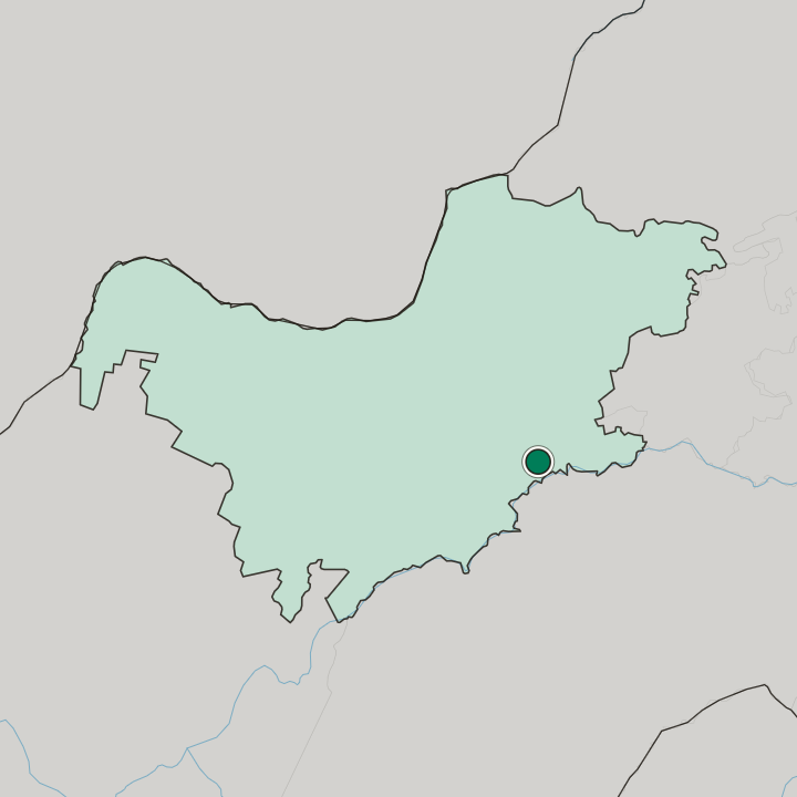 Map showing Klerksdorp — In North West