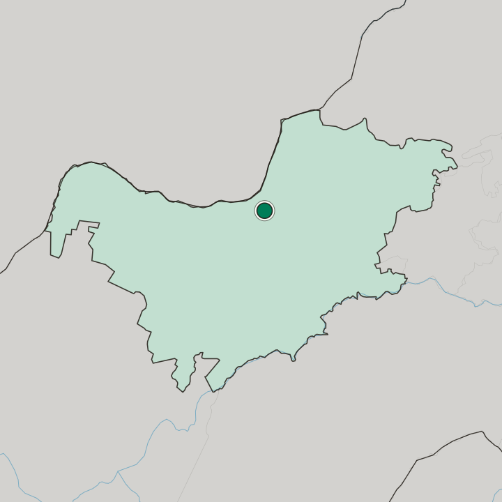 Map showing Mafikeng — In North West
